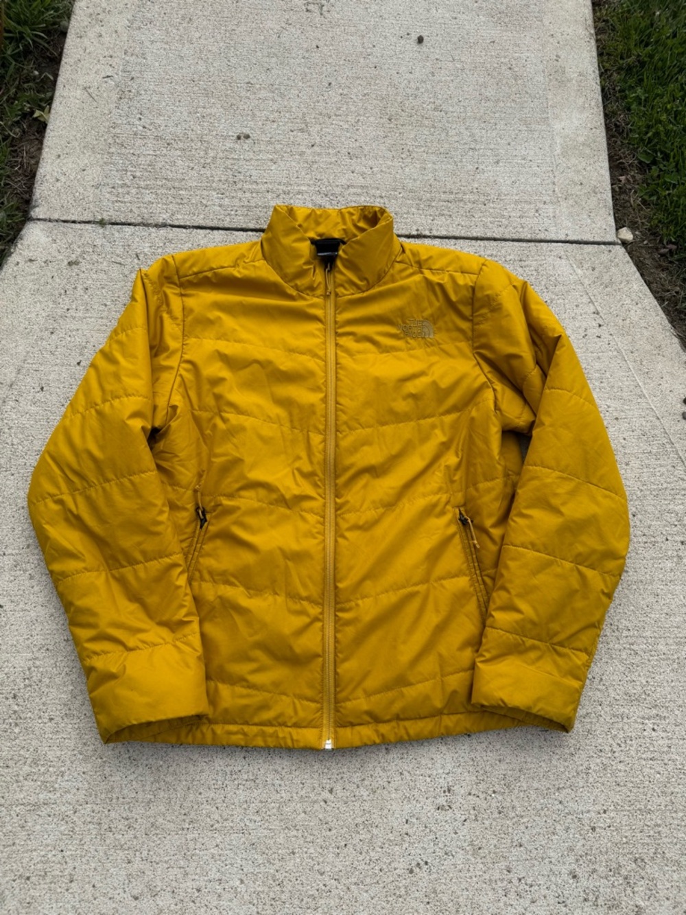 Yellow Northface Light Jacket